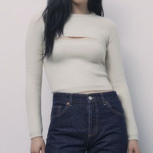 Zara Drop sleeve sweater top!